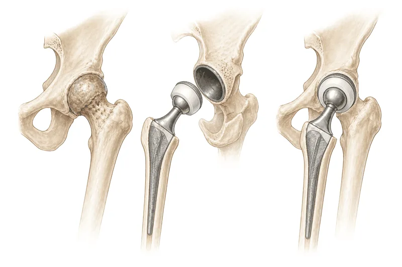 Prótesis total de cadera